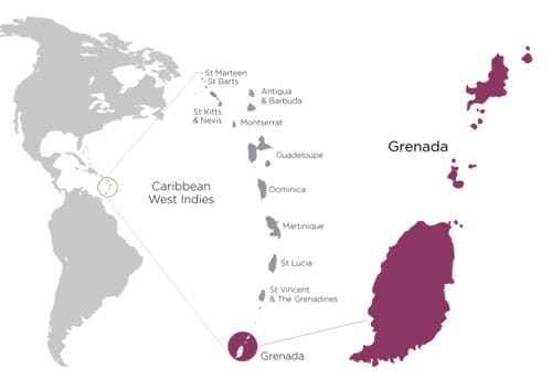 Grenada map